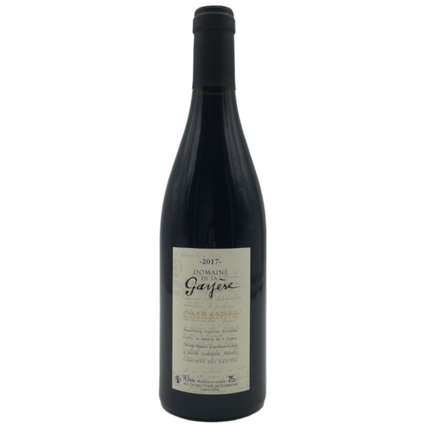 Cépages : Grenache, Carignan et Syrah. Dégustation : Une couleur rubis éclatante, un nez empli de notes de fruits rouges, des tanins soyeux et souples. Une très jolie longueur en bouche. Un vrai vin plaisir. Accords mets et vins : Grenadin de veau avec une poelée de champignons. Garde : 7 ans Température de service : 18°C